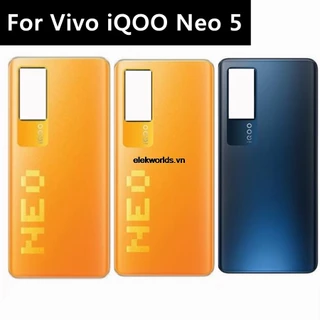 Nắp Đậy Pin Thay Thế Với Logo Dán Thay Thế Cho Điện Thoại Vivo iQOO Neo 5 Neo5