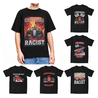 Nam Nữ Được Chứng Nhận Racist Merch Hài Hước 100% Cotton Tay Ngắn Áo Cổ Tròn Quần Áo Mùa Hè