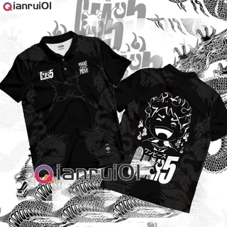 2024 ONE PIECE MONKEY D.LUFFY Gear 5 Áo thun ANIME Thiết kế tươi mới Thăng hoa RETRO MÀU Viral Baju Jersey Viral Tiktok Ootd Unisex