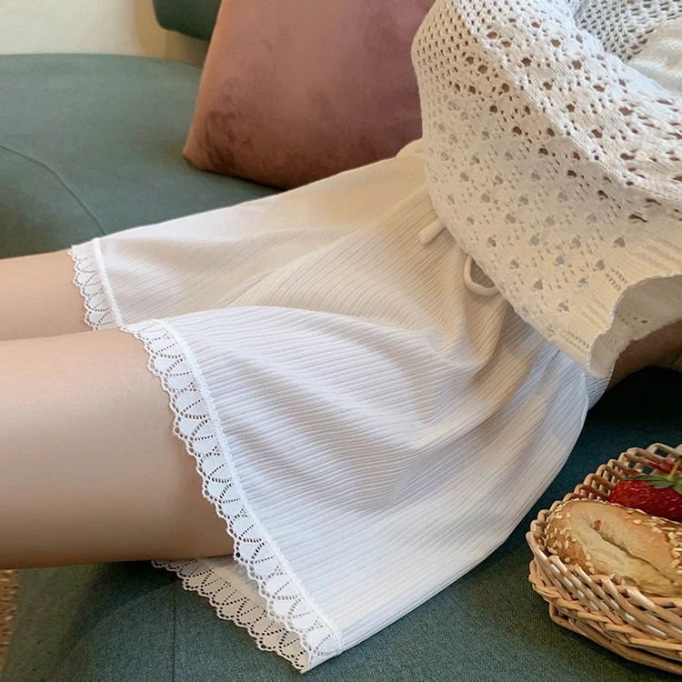Quần Bảo Hộ An Toàn Lưng Cao Dáng Rộng Bằng Lụa Mỏng Nhẹ Chống Lộ Hàng Có Thể Mặc Trong Váy