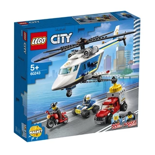 LEGO City Police Helicopter Chase 60243 Police Playset, Building Sets for Kids (212 Pieces)