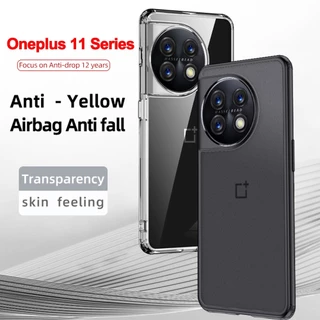 Ốp Điện Thoại pc Cứng Viền tpu silicone Mềm Trong Suốt Chống Sốc Cho oneplus 11 11r ace 2 pro