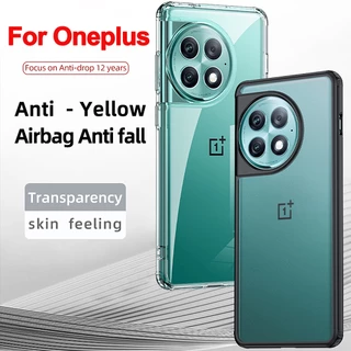 Ốp Điện Thoại pc Cứng Viền tpu silicone Mềm Trong Suốt Chống Sốc Cho oneplus ace 2 ace2 pro ultra