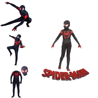 Người Nhện Thành Người Nhện Trang Phục Người Lớn Trẻ Em Miles Morales Phù Hợp Với Cosplay