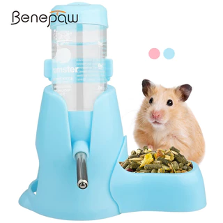 Benepaw Hamster Treo Bình Nước Hộp Đựng Thực Phẩm Không Nhỏ Giọt Nước Cho Chuột Lang Thỏ Chinchilla Nhím Sóc