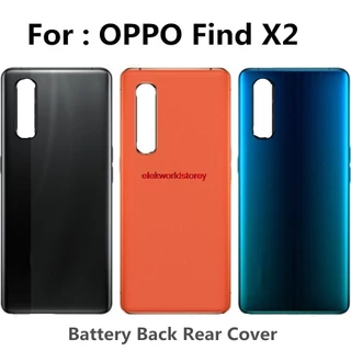 Elemy-for OPPO Find X2 Pin Mặt Sau Kính Cửa Sau Vỏ Thay Thế Các Bộ Phận Pin Thay Thế