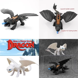 Mô hình Anime Dragon Trainer Night Fury và Light Fury