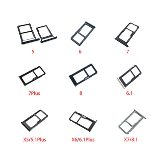 Dành Cho Nokia 5 6 7 8 7Plus 6.1 X5 5.1Plus X6 6.1Plus X7 8.1 Thẻ SIM Khay Đựng Ổ Cắm Đầu Đọc Khe Cắm Sửa Chữa Phần