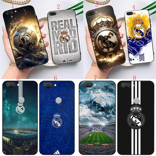 Ốp điện thoại màu đen mềm Realme 5 5i 5s 5 Pro 3 6 6i 6 Pro C30 7 Pro 7 4G 7i 8 8 Pro 8 5G C31 C33 A27 Real Madrid