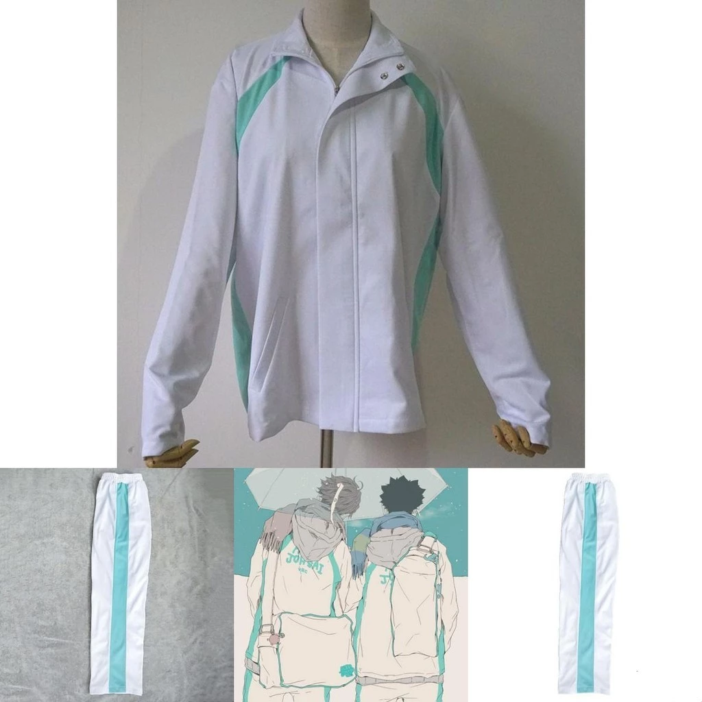 Aoba Haikyuu Johsai Đồng Phục Trường Trung Học Thể Thao Quần Cosplay Trang Phục Áo