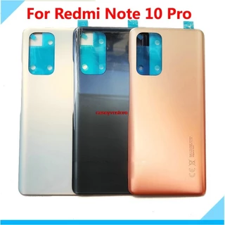 Cavn-for Xiaomi Redmi Note 10 Pro Ốp điện thoại Pin Kính Bảng Điều Khiển Note10 Pro Phía Sau Cửa Vỏ Chính Hãng