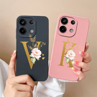 Ốp Lưng Thời Trang Cho Xiaomi Redmi Note 13 4G Đơn Giản Ban Đầu Mềm Silicon Lỏng Vỏ Bảo Vệ Mặt Sau Cho Note13 4G Túi Điện Thoại Vỏ Ốp Lưng Capa