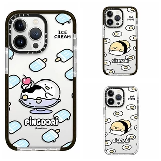 Iphone15 Trứng Popsicle Chick CASETiFY Ốp lưng IPhone 15 14 13 12 11 Pro Max Mini 7 8 Plus SE Silicon Mềm Chống Sốc TPU Trong Suốt Thời Trang Ốp Lưng Sáng Tạo Niche