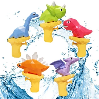 Trẻ em Khủng long nhỏ Chơi đồ chơi nước Loại đẩy Súng nước hoạt hình Mini