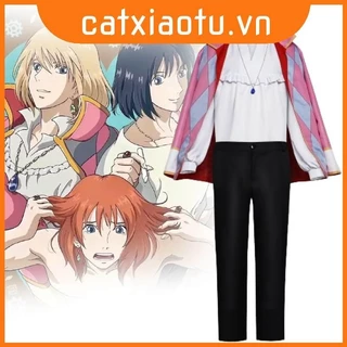 Authentic Howl 's Moving Castle Cosplay Trang Phục Anime Mềm Mại Nhân Vật Trang Phục Halloween Cho