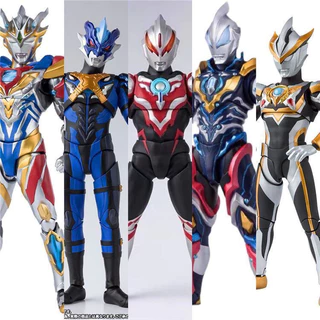 Sản xuất trong nước WD SHF Ultraman True Bone Điêu khắc Delta Dark Radiant Rob Galaxy Rising Toregia Quà tặng có thể di chuyển được Giá đỡ áp phích