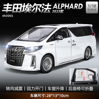 Có sẵn🏎️HÀNG CÓ SẴN🚘 Chính hãng 1:18 Toyota Alpha hợp kim xe sang trọng mô hình xe đồ chơi xe kin