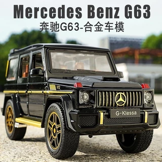 Mô Phỏng 1: 24 Mercedes Benz Lớn G Model Hợp Kim Lớn G63 Mô Hình Trẻ Em Bé Trai Xe Địa Hình Xe Đồ Chơi Trang Trí