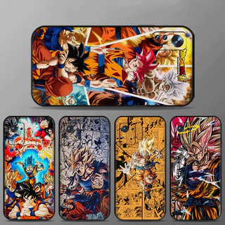 Dành cho Redmi Note 6 7 8 9 Pro 8T 9S TPU mềm vỏ điện thoại di động màu đen Dragon Ball Z Goku