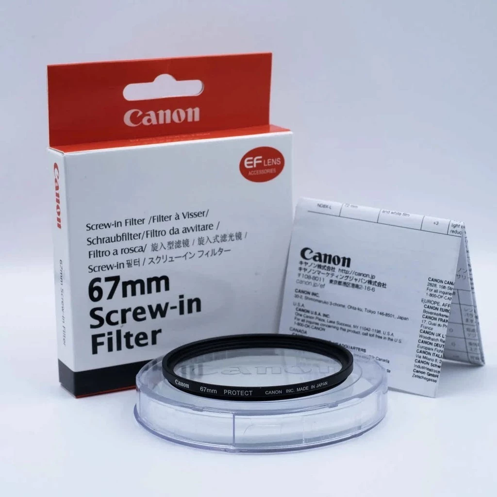 Gương UV tráng Canon 67mm77mm49 / 52 / 55 / 58 / 62 / 72 / 82 Gương bảo vệ bộ lọc máy ảnh Micro SLR