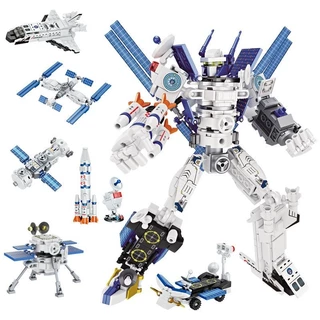 Tương thích với LEGO khối xây dựng Robot không gian phi hành gia đồ chơi lắp ráp cậu bé trẻ em quà tặng sinh nhật