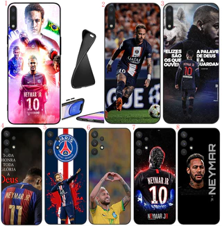 Ốp điện thoại màu đen mềm cho Samsung A20 A30 A20S A30S A40S A50S A70 A31 A41 A51 A71 A81 A72 4G C9 Neymar
