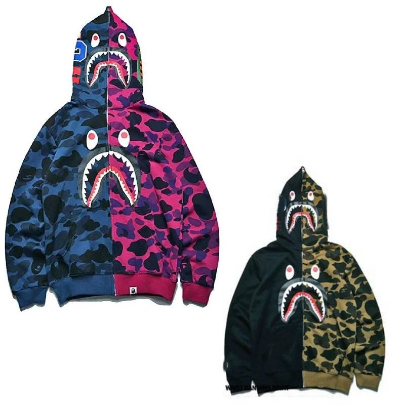 [HOT*] Áo hoodie thiết kế đầu cá mập, chất liệu polyester, tay dài, cắt vừa vặn, lý tưởng cho trang phục hàng ngày.