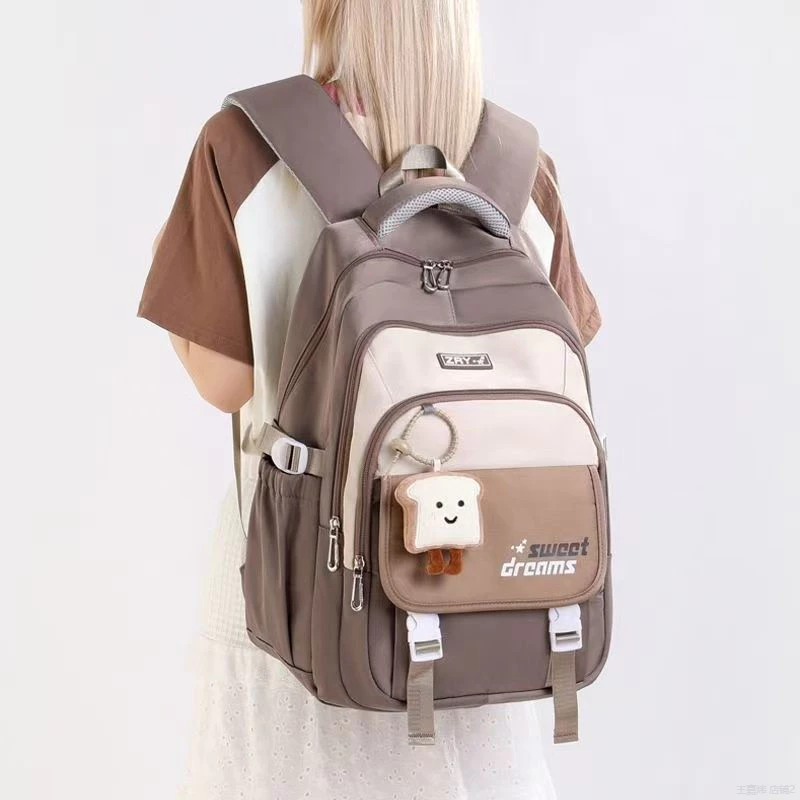 Balo cho bé gái lớp 4 5 nhiều ngăn cấp 1 2 cute học sinh đi học tiểu học