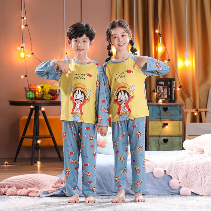2026 Phiên Bản Năm Mới Bán Flash Quần Áo Cho Bé Pachacco Kid Dài Tay Cổ Tròn Bộ Đồ Ngủ Sang Trọng Bé Trai Hoặc Bé Gái Cho 3 - 4 Tuổi