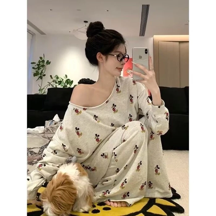 Ins Internet Người Nổi Tiếng, Dễ Thương, Hoạt Hình, Mickey, Người Nổi Tiếng Internet, Bông, Đồ Ngủ,