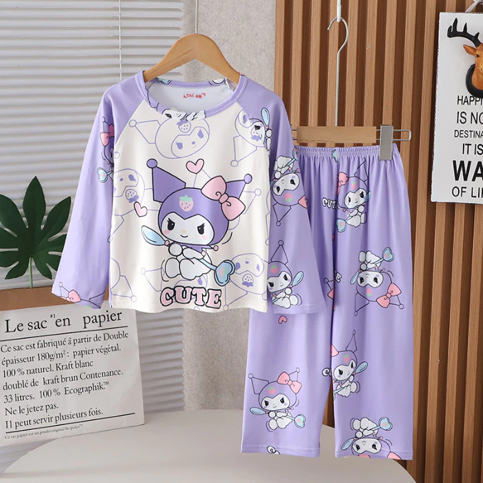 Eid Mubarak Trẻ Em Trang Phục Trẻ Em Dài Tay Cổ Tròn Váy Ngủ Sang Trọng Corgi Bé Gái Cho 6 - 7 Tuổi