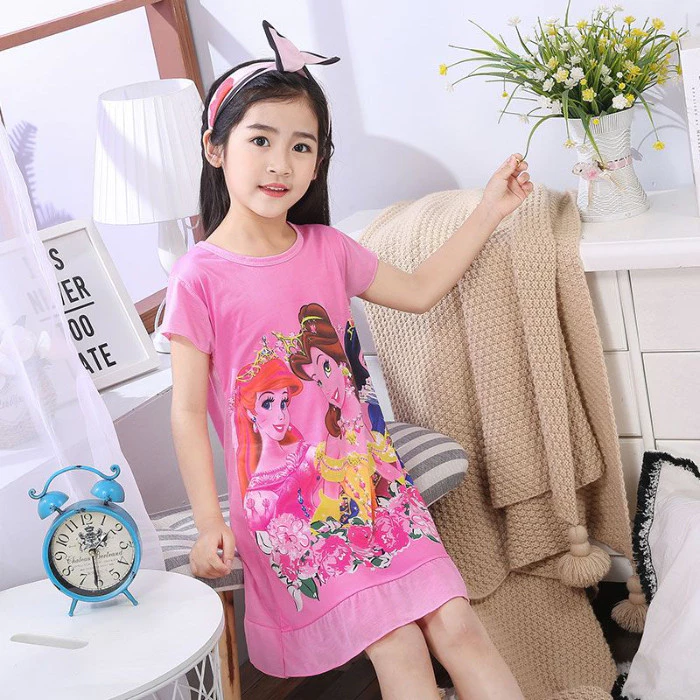 Quần áo trẻ em phong cách giản dị Đồ mặc nhà mùa hè Sofia chủ đề đầu tiên dành cho thanh thiếu niên
