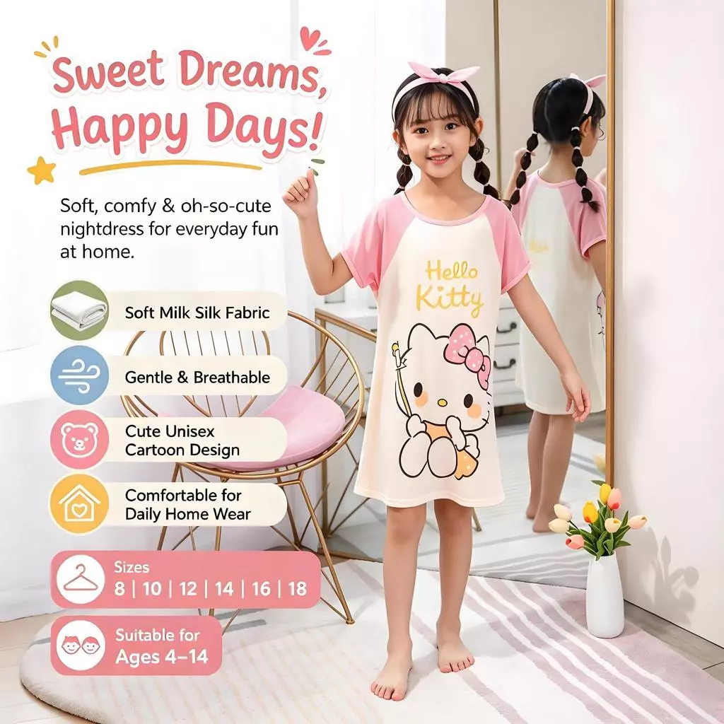 Hoạt Hình Phong Cách Vui Vẻ Mùa Hè Tay Ngắn Đồ Ngủ Rời Phù Hợp Với Người Hâm Mộ Cinnamoroll