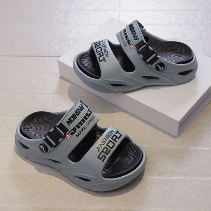 đôi dép bé trai từ trung cấp trở lên, dép sandal trẻ em đế dày thời trang, đế chống trơn trượt,