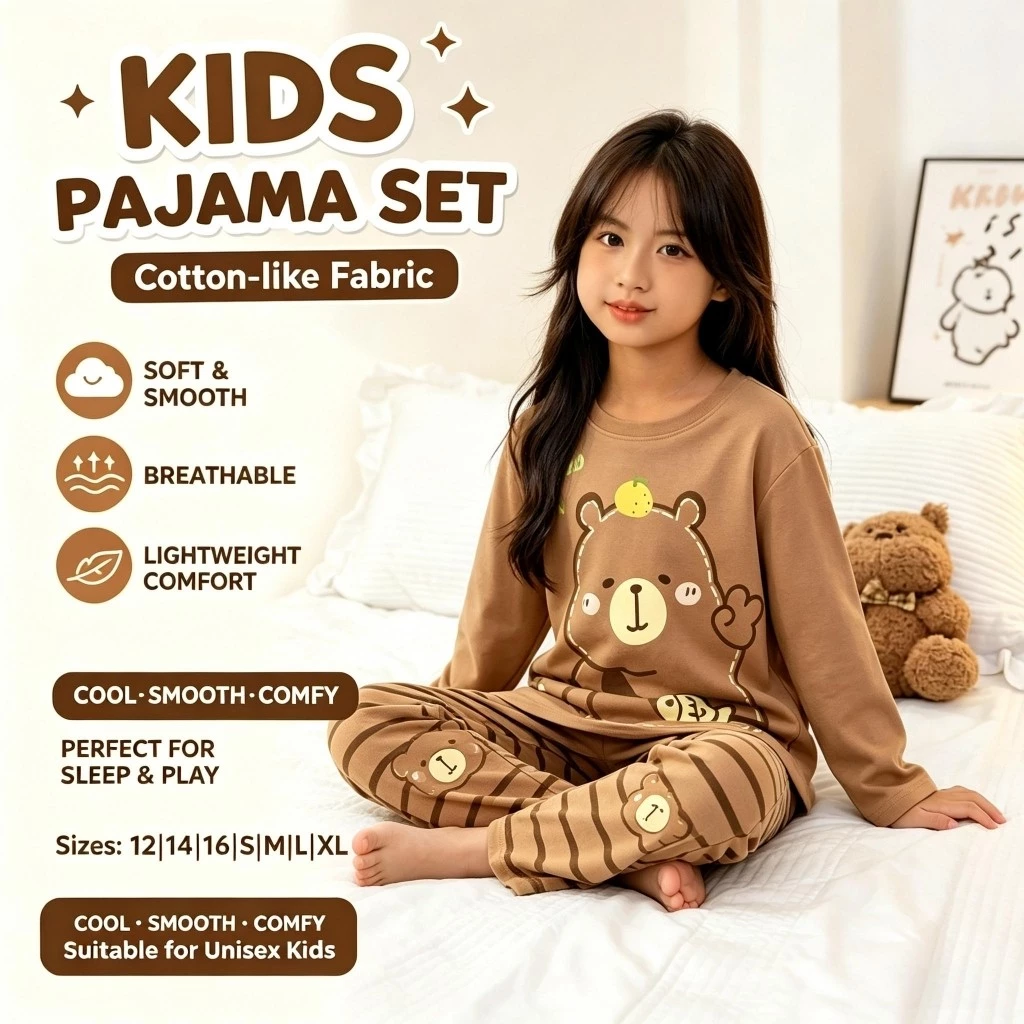 Tươi Preppy Phong Cách Xuân Thu Quần Áo Trẻ Em Xuân Thu Homewear Puppy In Hình Cho Người Yêu Capybara