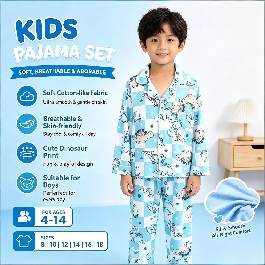 Bộ đồ ngủ ve áo phong cách Kawaii Nhật Bản Bộ đồ ngủ ngoài trời có thể đeo được In hình Hello Kitty cho bé trai