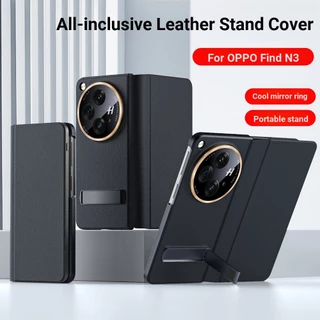 Ốp Lưng Cho OPPO FIND N3 OnePlus MỞ Ốp lưng Dermatoglyph Bảo Vệ Toàn Diện Flip Back Cover Có Chân Đế