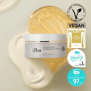 Serum và kem dưỡng 2 ngăn nấm Truffle trắng d'Alba White Truffle Double Serum & Cream 70g