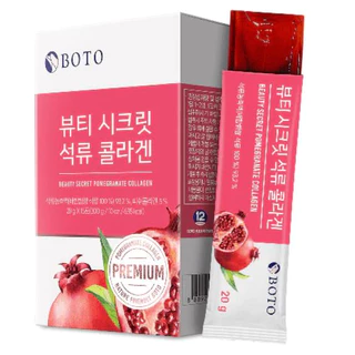 Hàn Quốc BOTO Lựu Dạng Thạch Làm Đẹp Da Collagen Thạch Stick 20g x 15 gói