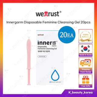 [Wettrust] Inner Set 20 Gel Rửa Mặt Làm Sạch Da Mặt Dưỡng Ẩm Tự Nhiên Dùng Một Lần