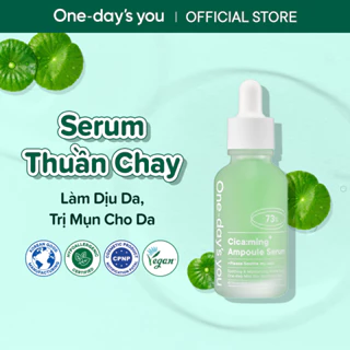 [DEAL DỮ] Serum Dịu Da Giảm mụn Dưỡng Ẩm Thuần Chay Cho Da Nhạy Cảm ONE DAY'S YOU Cicaming Ampoule (30ml)