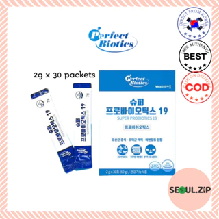 Lợi khuẩn tốt cho tiêu hoá, Men vi sinh Perfect Biotics Hàn Quốc dùng cho cả Gia đình 2g * 30ea