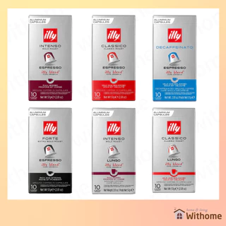 [illy] Nespresso Compatible Capsule Coffee 6 flavors / Set 10 Viên Nén Cà Phê Nespresso Tương Thích Với 6 Mùi Hương