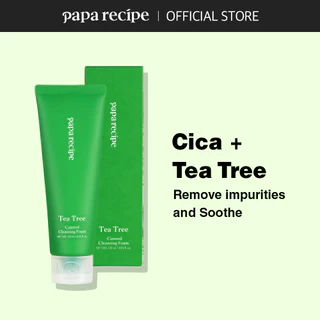 Sữa rửa mặt papa recipe tea tree control cleansing foam (120ml)