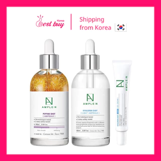 Set tinh chất dưỡng da căng bóng chống lão hóa Ample:N Peptide Shoot Ampoule 100ml