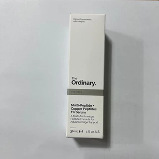 [the Ordinary] Nhiều peptide + peptide Đồng 1% 30ml