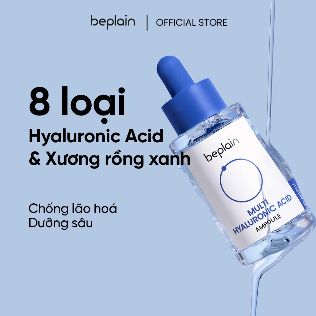 Tinh chất BEPLAIN Multi Hyaluronic Acid 30ml dưỡng ẩm cho da căng bóng