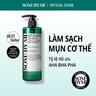 [2024 SOME BY MI] Sữa tắm cho da mụn AHA-BHA-PHA 30 Days Miracle Acne Clear Body Cleanser 400g