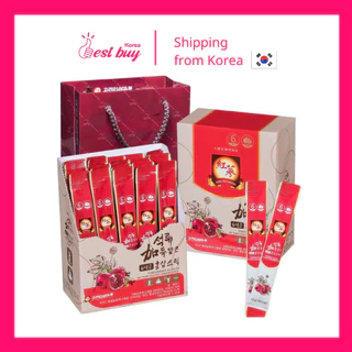 Hộp hồng sâm lựu đỏ Korean ginseng distribution 12g x 30 gói kèm túi quà tặng