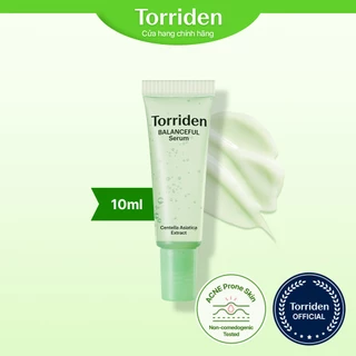 [Torriden Chính hãng] Serum BALANCEFUL CICA Mini, chăm sóc bã nhờn, làm sạch tế bào da chết, giảm mẩn đỏ, cho làn da mụn, 10ml